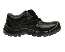 Hillson Soccer Leather Steel Toe Safety Shoes Black_0