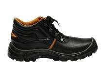 Hillson Apache Leather Steel Toe Safety Shoes Black_0