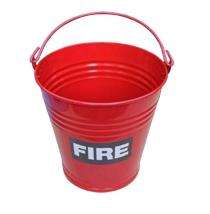 Mild Steel 30 L Fire Bucket Red_0