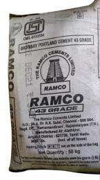 RAMCO OPC 43 Grade Cement 50 kg_0