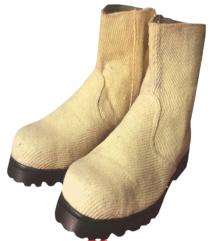 Sheffer Kevlar Para Aramid Steel Toe Safety Shoes Yellow_0