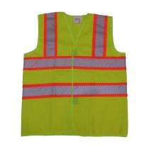 Aktion Polyester Safety Jackets L AK634 Reflective Green_0