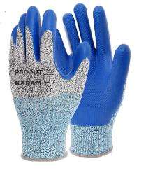 Karam Material Handling Embossed Latex Safety Gloves HS 61 M_0