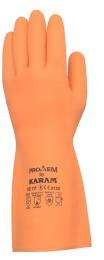 Karam Protection Against Chemicals Natural Rubber Safety Gloves HS 111 L_0