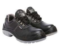 Agarson Duster Leather Steel Toe Safety Shoes Black_0