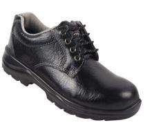 Agarson Baleno Leather Steel Toe Safety Shoes Black_0