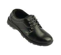 SafeStyle Thunder Grain Leather Steel Toe Safety Shoes Black_0