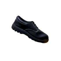 Indcare Ecco Synthetic Leather PVC Toe Safety Shoes Black_0