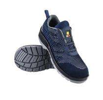 Indcare Antic Knitted Fabric Steel Toe Safety Shoes Blue_0