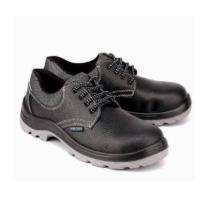 WILD BULL Power Grain Leather Steel Toe Safety Shoes Black_0
