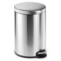 WS Pedal Bins Silver 7 L Stainless Steel_0