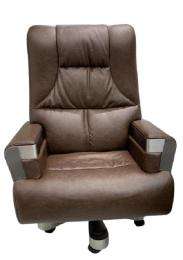 Premier India Revolving Brown 1295.4 x 965.2 x 711.2 mm Stainless Steel Office Chairs_0