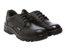 Agarson Ertiga Leather Steel Toe Safety Shoes Black_0