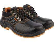 Agarson Passion Barton Print Synthetic Steel Toe Safety Shoes Brown_0