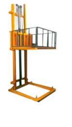 SSI Mild Steel 8 ft Hydraulic Goods Lift 1.5 ton_0