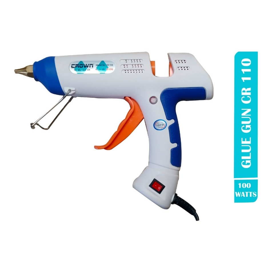 CROWN CR 110 Hot Melt Corded Glue Gun 100 W 11 mm Trigger Fed_1