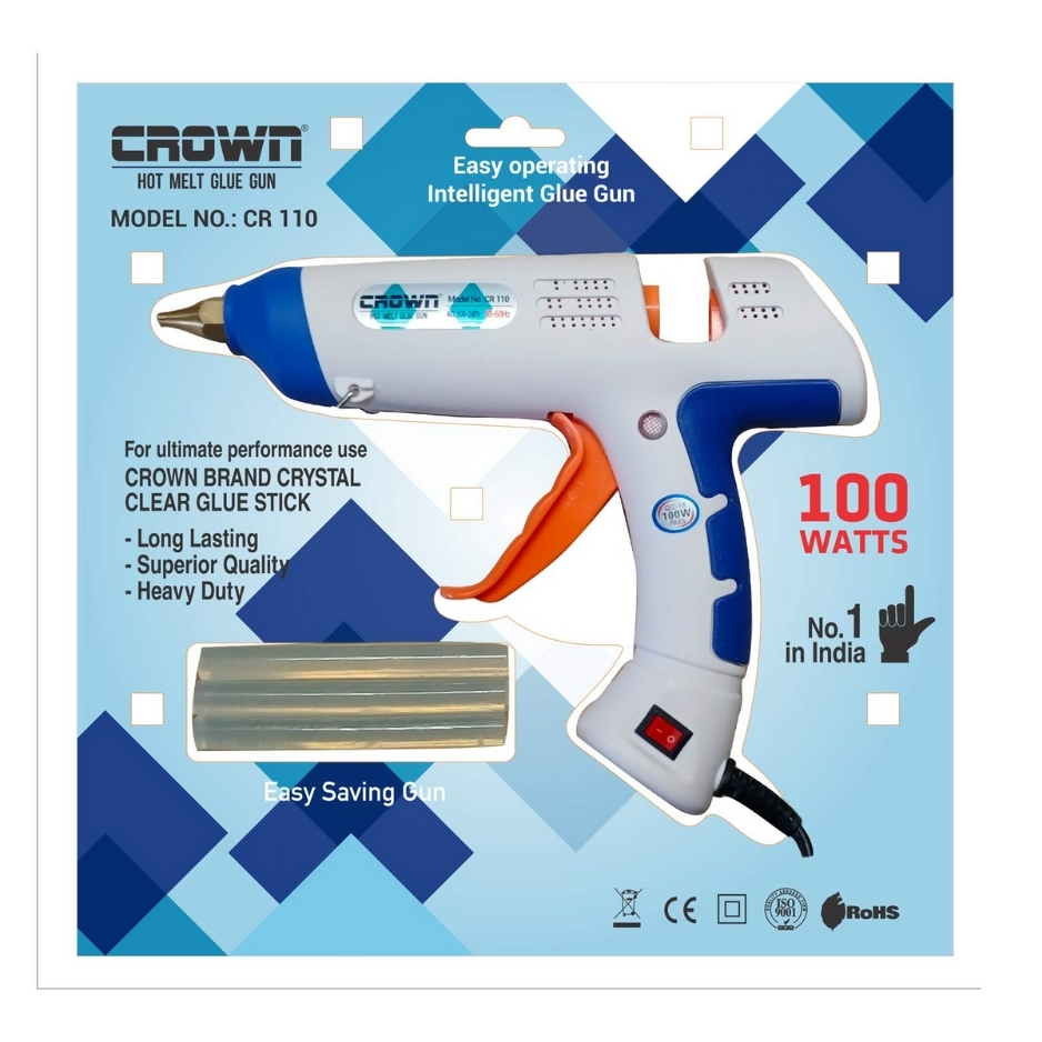 CROWN CR 110 Hot Melt Corded Glue Gun 100 W 11 mm Trigger Fed_4
