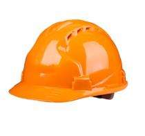 Payuh HDPE Orange Air Ventilated Safety Helmets_0