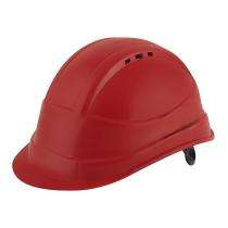 Payuh HDPE Red Air Ventilated Safety Helmets_0