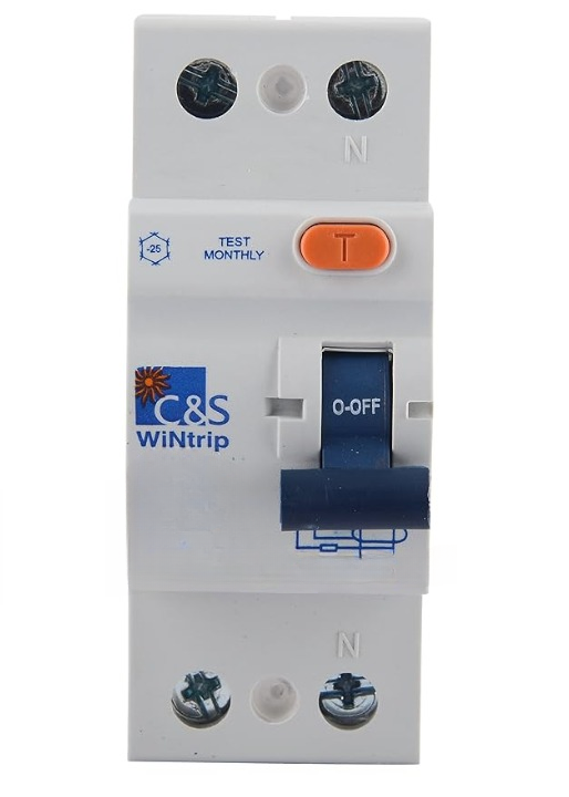 C&S CSRB2P63A30-10KA 63 A Double Pole 30 mA RCCB_0