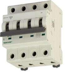 Salzer MXFPC001 Four Pole 1 A C Curve MCB_0