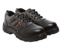 Agarson Sporty Barton Print Synthetic Steel Toe Safety Shoes Black_0