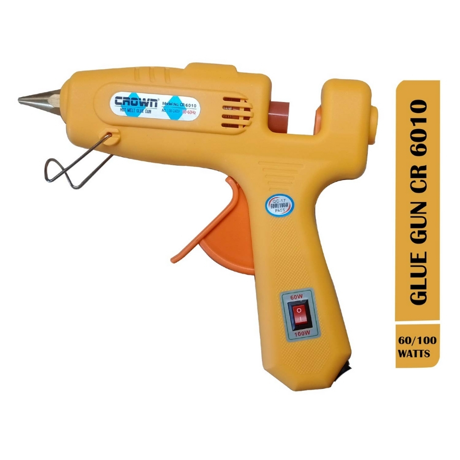 CROWN CR 6010 Hot Melt Corded Glue Gun 100 W 11 mm Trigger Fed_1