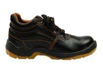Hillson Workout Synthetic leather Steel Toe Safety Shoes Black_0