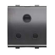 Goldmedal 6 A Grey 3 Pin Plug Electrical Sockets_0