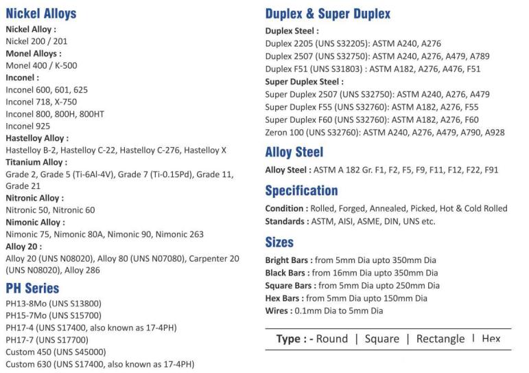 Amigo Impex Round Bright Metal Bar Alloy Steel F22 60 mm_1