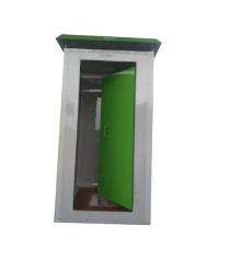 SAS FRP 8 ft Portable Toilet Cabin Green_0