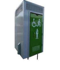 SAS FRP 8 ft Portable Toilet Cabin Green_0