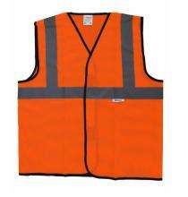 Polyester Safety Jackets XL Reflective Orange_0