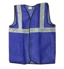 Polyester Safety Jackets XXL Reflective Blue_0