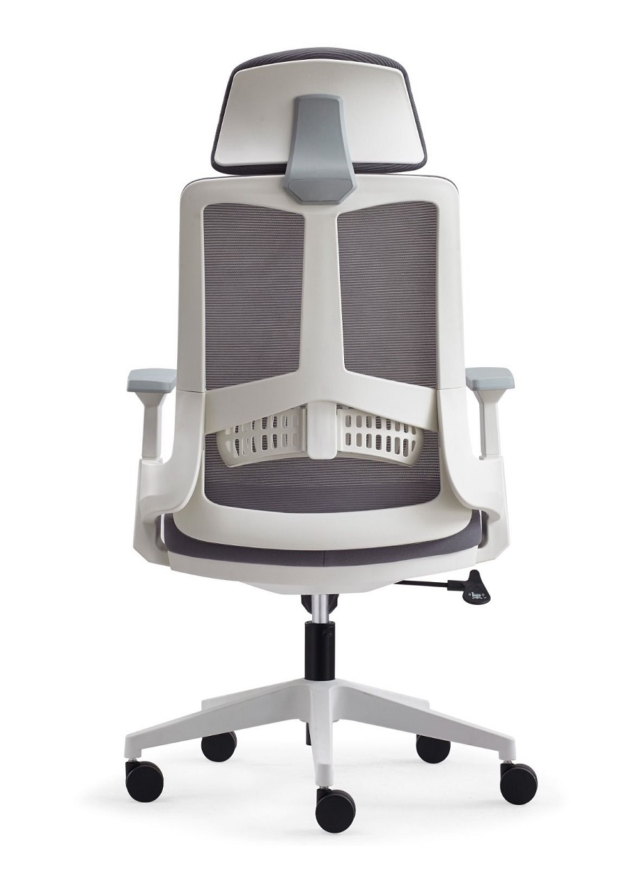 Mahadevi Revolving Grey 985 x 635 x 605 mm Plastic Office Chairs_2