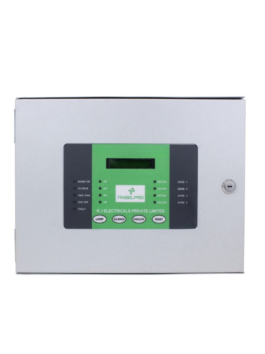 TINSELPRO 4 Zone Fire Alarm Control Panel TPCP04_0