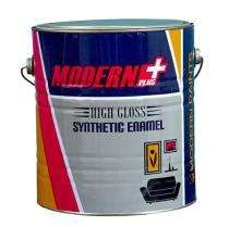 Modern Paints Synthetic Oil Based Yellow Modern Plus Enamel Paints High Glossy_0
