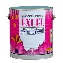 Modern Paints Synthetic Oil Based Black Excel Enamel Paints High Glossy_0