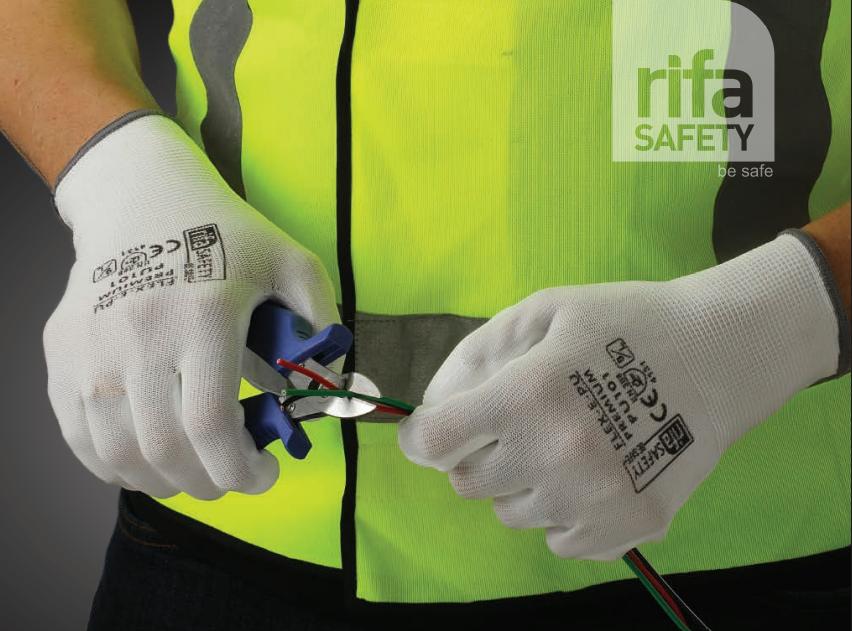Rifa Cut Resistant Polyurethane Safety Gloves Pu 101 Premium M_1