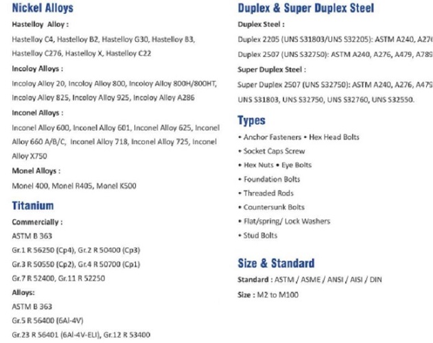 Amigo Impex Titanium Studs M4 65 mm_1