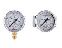 MASS -1 - 0 bar Glycerine Pressure Gauge 1.5 in_0