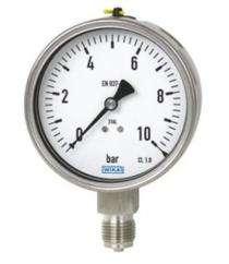 WIKA -1 - 0 bar Glycerine Pressure Gauge 6 in_0