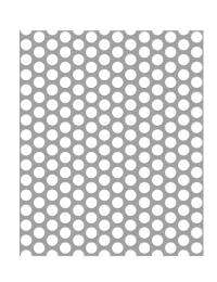 VIZAG 1.6 mm Mild Steel Perforated Sheet 1 mm Circular 1000 x 2000 mm_0