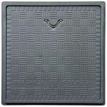 Simtex Solid Top Manhole Cover FRP Granite 600 x 600 mm_0