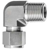OMKAR 90 deg 10 mm Silver Stainless Steel Pipe Elbow_0