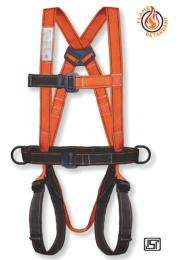 Garware Polyester Full Body Double Rope Scaffold Hook Safety Harness L_0