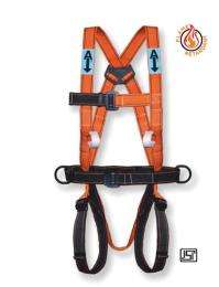 Garware Polyester Full Body Double Rope Scaffold Hook Safety Harness L_0