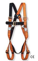 Garware Polyester Full Body Double Rope Scaffold Hook Safety Harness L_0