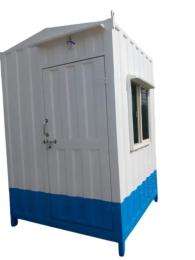 LAKHANI Mild Steel 7 ft Portable Security Cabin_0