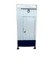 LAKHANI Steel 8 ft Portable Toilet Cabin Blue and White_0